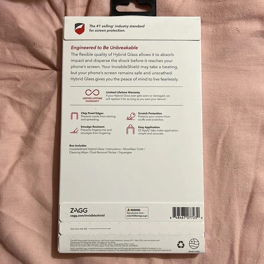 New Invisible Shield Hybrid glass protector
